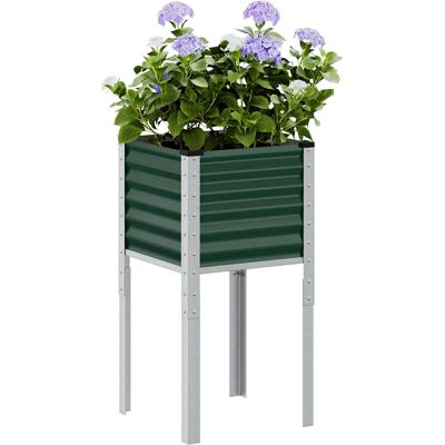 vidaXL Pflanzkübel - Stahl Wetterfest - 45x45x88 cm vidaXL Pflanzkübel - Stahl Wetterfest - 45x45x88 cm