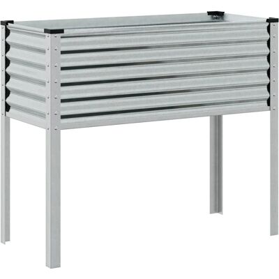 vidaXL Sølv havekrukke 100x41x90 cm - Potte vidaXL Sølv havekrukke 100x41x90 cm - Potte