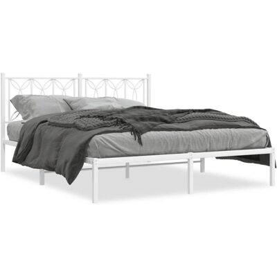 vidaXL 376179 Valkoinen teräsvuode - Sänky vidaXL 376179 Valkoinen teräsvuode - Sänky