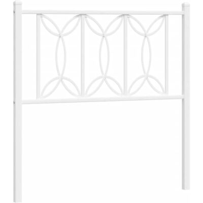 vidaXL Metalen hoofdbord wit 75 cm - Hoofdbord vidaXL Metalen hoofdbord wit 75 cm - Hoofdbord