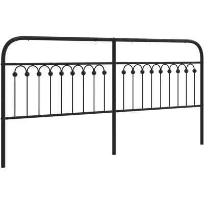 vidaXL Metallkopfteil Schwarz 200 cm - Kopfteil vidaXL Metallkopfteil Schwarz 200 cm - Kopfteil