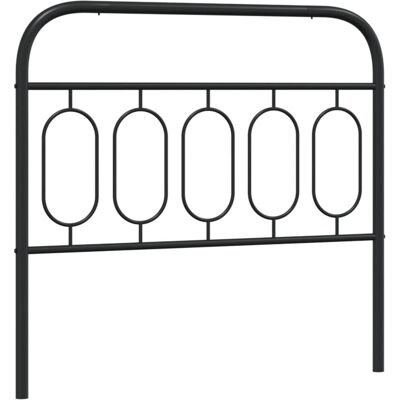 vidaXL Metall-Kopfteil Schwarz 107 cm - Kopfteil vidaXL Metall-Kopfteil Schwarz 107 cm - Kopfteil