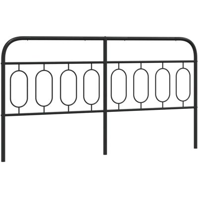 vidaXL Metallinen Sänkyynpääty Musta 160 cm - Sänky pääty vidaXL Metallinen Sänkyynpääty Musta 160 cm - Sänky pääty