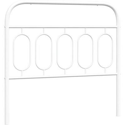 vidaXL Weiße Metall-Kopfteil 100 cm - Kopfteil vidaXL Weiße Metall-Kopfteil 100 cm - Kopfteil
