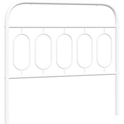 vidaXL Kopfteil Metall Weiß 107 cm - Kopfteil vidaXL Kopfteil Metall Weiß 107 cm - Kopfteil