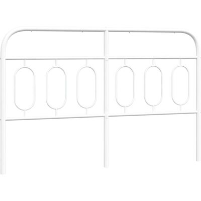 vidaXL metallipääty valkoinen 140 cm - Pääty vidaXL metallipääty valkoinen 140 cm - Pääty