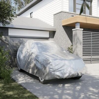 vidaXL Autohoes voor SUV Waterdicht Zilver XL vidaXL Autohoes voor SUV Waterdicht Zilver XL