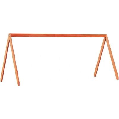 vidaXL Toit de lit pour enfants en bois massif marron cire 199x80,5x88 cm - Canopée de lit enfant - Publicité vidaXL Toit de lit pour enfants en bois massif marron cire 199x80,5x88 cm - Canopée de lit enfant - Publicité