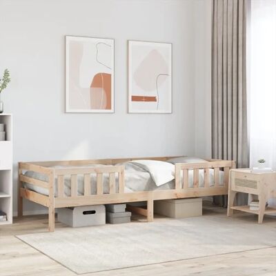 vidaXL Sängkarm - 100x200 - Luonnollinen - Moderni muotoilu vidaXL Sängkarm - 100x200 - Luonnollinen - Moderni muotoilu