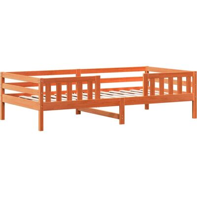 vidaXL Bettrahmen - Wasbruin - 75x190 cm - Modernes Design vidaXL Bettrahmen - Wasbruin - 75x190 cm - Modernes Design