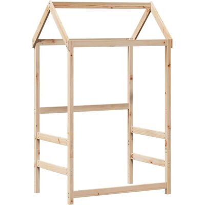 vidaXL Kinderbed Daken - 118x70x176,5 cm Massief Hout Dennen vidaXL Kinderbed Daken - 118x70x176,5 cm Massief Hout Dennen