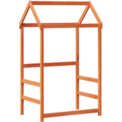 vidaXL Kinderbed Daken Waasbruin 108x70x176,5 cm Massief Pine - Kinderbed Daken vidaXL Kinderbed Daken Waasbruin 108x70x176,5 cm Massief Pine - Kinderbed Daken