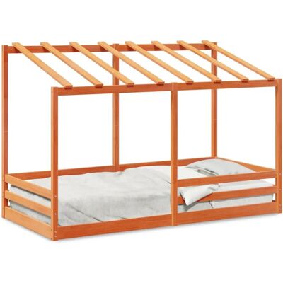 vidaXL Kinderbed - Bruin Hout - Kinderbed vidaXL Kinderbed - Bruin Hout - Kinderbed