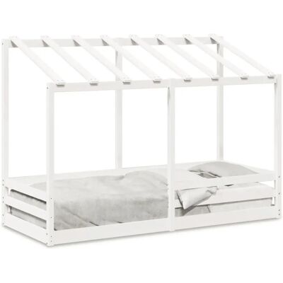 vidaXL Kinderbed Wit 90x190 - Hout vidaXL Kinderbed Wit 90x190 - Hout