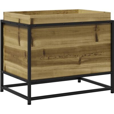 vidaXL Pflanzkübel Wachsbraun Massivholz Kiefer 60x40x50 cm - Pflanzkübel vidaXL Pflanzkübel Wachsbraun Massivholz Kiefer 60x40x50 cm - Pflanzkübel