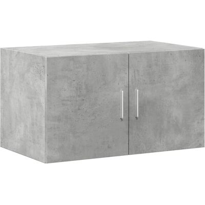 vidaXL Wall Cabinet Concrete Grey 70x42.5x40 cm Engineered Wood - Wall Mount Bathroom Shelf Storage vidaXL Wall Cabinet Concrete Grey 70x42.5x40 cm Engineered Wood - Wall Mount Bathroom Shelf Storage