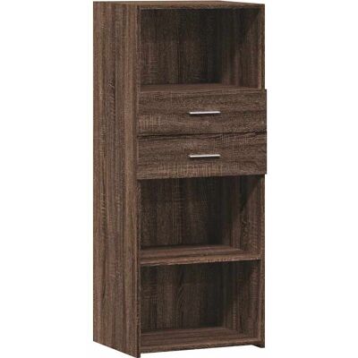 vidaXL Hochschrank Eiche Braun 50x42,5x124 cm - Highboard vidaXL Hochschrank Eiche Braun 50x42,5x124 cm - Highboard