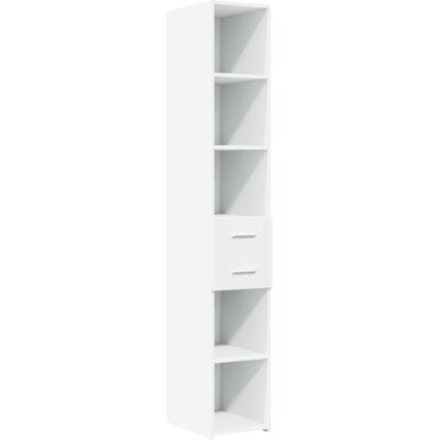 vidaXL Witte Engineered Hout Highboard - Woonkamer Opbergmeubel vidaXL Witte Engineered Hout Highboard - Woonkamer Opbergmeubel