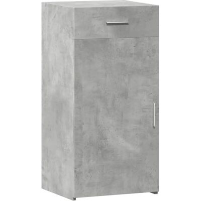 vidaXL 846288 Aparador Gris Hormigón - Aparador, Madera de Ingeniería, 45x42,5x93 cm, Muebles Modernos vidaXL 846288 Aparador Gris Hormigón - Aparador, Madera de Ingeniería, 45x42,5x93 cm, Muebles Modernos
