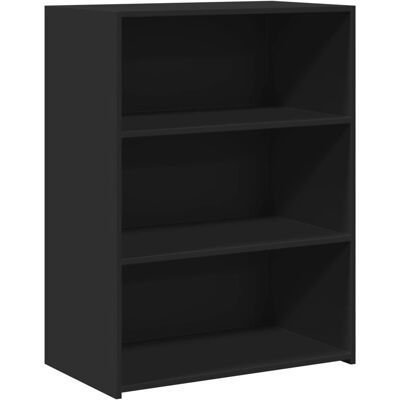 vidaXL Schwarzer Sideboard - Holzwerkstoff - 70x41x93cm vidaXL Schwarzer Sideboard - Holzwerkstoff - 70x41x93cm
