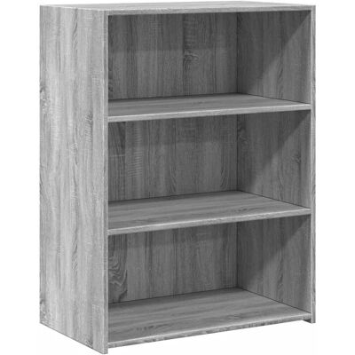 vidaXL Grijze Sonoma Dressoir - Woonkamer Opbergmeubel vidaXL Grijze Sonoma Dressoir - Woonkamer Opbergmeubel