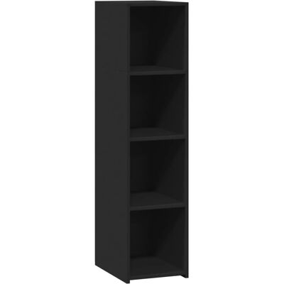 vidaXL Schwarzer 30x41x124 cm Holzwerkstoff Hochboard - Highboard vidaXL Schwarzer 30x41x124 cm Holzwerkstoff Hochboard - Highboard
