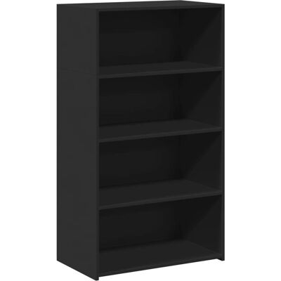 vidaXL Schwarzer Highboard - Sideboard - 70x41x124 cm - Wohnzimmer vidaXL Schwarzer Highboard - Sideboard - 70x41x124 cm - Wohnzimmer