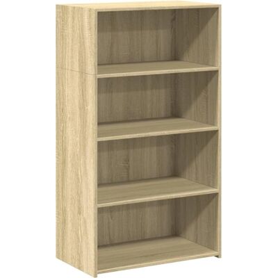 vidaXL Sonoma Eiche Hochboard - Grau Sonoma - Highboard, Stauraum, Sideboard vidaXL Sonoma Eiche Hochboard - Grau Sonoma - Highboard, Stauraum, Sideboard