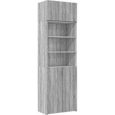 vidaXL Graues Sonoma Regal - Sideboard/Bufet - 70x42,5x225 cm vidaXL Graues Sonoma Regal - Sideboard/Bufet - 70x42,5x225 cm