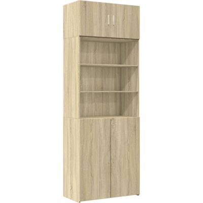 vidaXL Sonoma Eiche Sideboard - Stauraum Möbel vidaXL Sonoma Eiche Sideboard - Stauraum Möbel