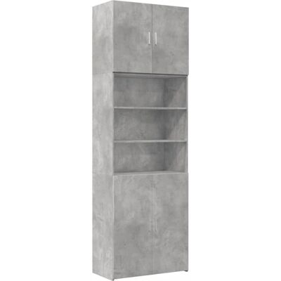 vidaXL Hochschrank Beton Grau - Sideboard - Wohnzimmer Möbel vidaXL Hochschrank Beton Grau - Sideboard - Wohnzimmer Möbel