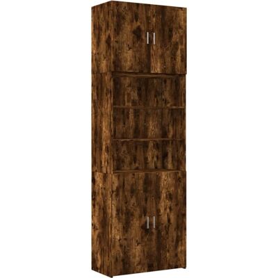 vidaXL Highboard Räucher Eiche 80x42,5x249 cm - Sideboard vidaXL Highboard Räucher Eiche 80x42,5x249 cm - Sideboard