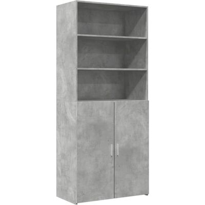 vidaXL Hochschrank Beton Grau - Sideboard Möbel vidaXL Hochschrank Beton Grau - Sideboard Möbel
