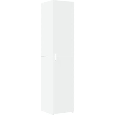 vidaXL Buffet Blanc - Vaisselier, Bois Stratifié - Meuble de Rangement vidaXL Buffet Blanc - Vaisselier, Bois Stratifié - Meuble de Rangement