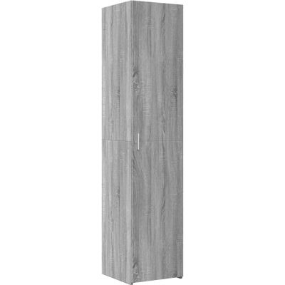 vidaXL Grijze Sonoma Highboard - Sideboard, 40x42.5x185 cm vidaXL Grijze Sonoma Highboard - Sideboard, 40x42.5x185 cm