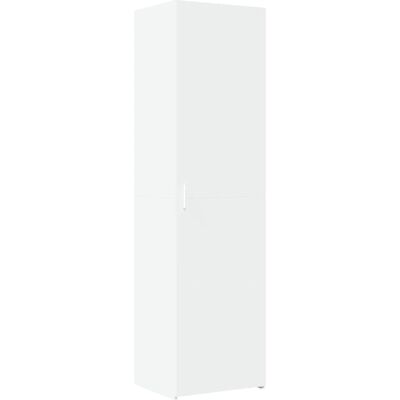 vidaXL Hoge Dressoir Wit 50x42,5x185 cm Engineered Wood - Dressoir vidaXL Hoge Dressoir Wit 50x42,5x185 cm Engineered Wood - Dressoir
