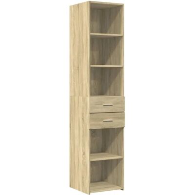 vidaXL Highboard Sonoma Eiche 40x42,5x185 cm - Sideboard vidaXL Highboard Sonoma Eiche 40x42,5x185 cm - Sideboard
