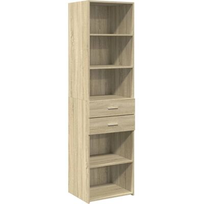 vidaXL Sonoma Eichen Highboard - Wohnzimmerschrank mit Stauraum vidaXL Sonoma Eichen Highboard - Wohnzimmerschrank mit Stauraum