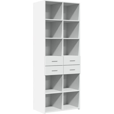 vidaXL Highboard Weiß 70x42.5x185 cm Holzwerkstoff - Anrichte vidaXL Highboard Weiß 70x42.5x185 cm Holzwerkstoff - Anrichte