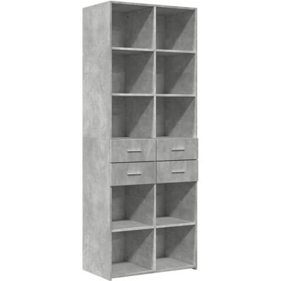 vidaXL Hochboard Beton Grau 70x42,5x185 cm - Sideboard vidaXL Hochboard Beton Grau 70x42,5x185 cm - Sideboard