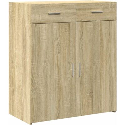 Aparador Sonoma Roble - Armario de almacenamiento 80x42.5x93 cm Aparador Sonoma Roble - Armario de almacenamiento 80x42.5x93 cm