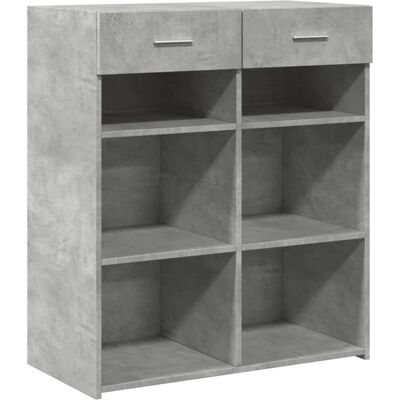 vidaXL Beistelltisch Beton Grau - Sideboard vidaXL Beistelltisch Beton Grau - Sideboard