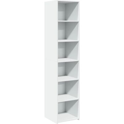 vidaXL Highboard Weiß 40x41x185 cm Engineered Wood - Highboard vidaXL Highboard Weiß 40x41x185 cm Engineered Wood - Highboard