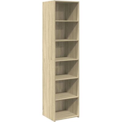 vidaXL Sonoma Eiche Highboard - Sideboard - Schwarz vidaXL Sonoma Eiche Highboard - Sideboard - Schwarz