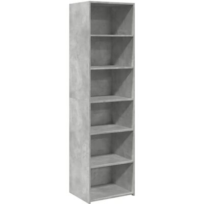 vidaXL Highboard Concrete Grey - Highboard - Durable Engineered Wood vidaXL Highboard Concrete Grey - Highboard - Durable Engineered Wood