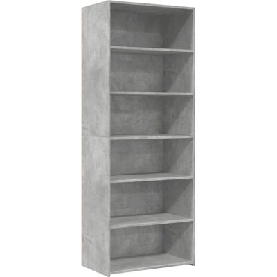 Buffet haut en béton gris vidaXL - Meuble de rangement - Publicité Buffet haut en béton gris vidaXL - Meuble de rangement - Publicité