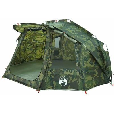 vidaXL Tente de pêche 5 personnes camouflage imperméable - Publicité vidaXL Tente de pêche 5 personnes camouflage imperméable - Publicité