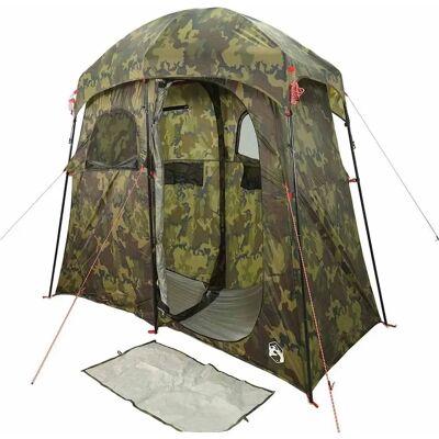 vidaXL Shower Tent 2-Person Camouflage Waterproof - Shower Tent vidaXL Shower Tent 2-Person Camouflage Waterproof - Shower Tent