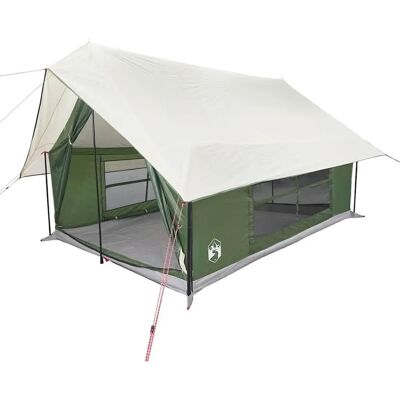 vidaXL Zelt 5 Personen Grün Wasserdicht - Campingzelt vidaXL Zelt 5 Personen Grün Wasserdicht - Campingzelt