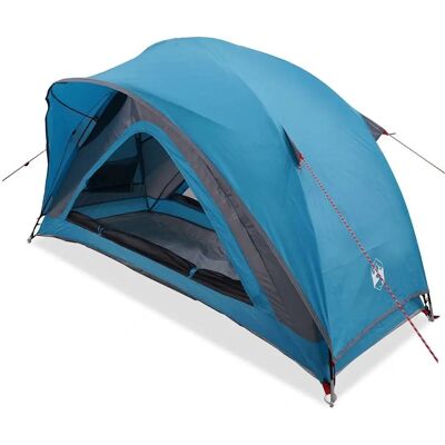 vidaXL Tenda de Camping 1 Pessoa Azul Impermeável - Tenda vidaXL Tenda de Camping 1 Pessoa Azul Impermeável - Tenda